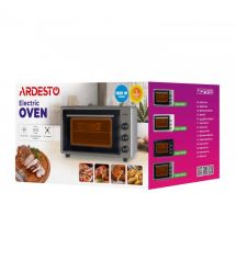 ARDESTO Электрическая мини-печь MEO-S45FGB - 1600Вт/45 л./конвекция/таймер/двойное стекло/черная