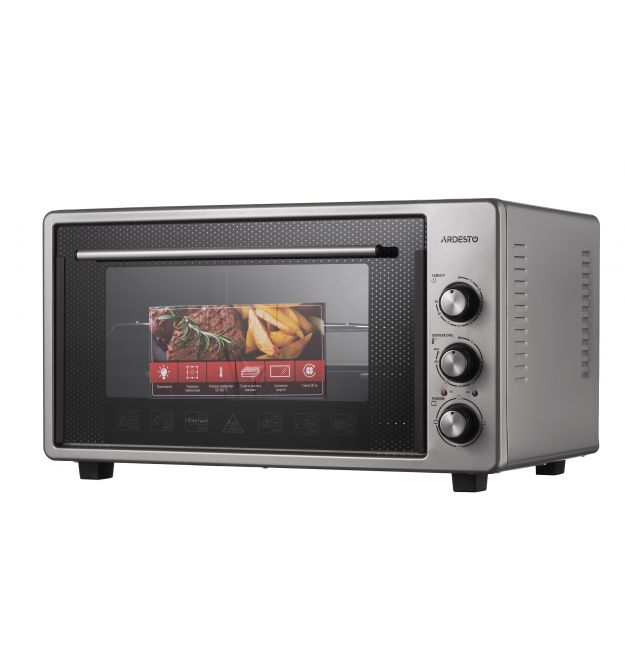 ARDESTO Электрическая мини-печь MEO-S45GG - 1600Вт/45 л./таймер/сераяя
