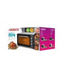 ARDESTO Электропечь 1700Вт, 48л, хром.тэны, таймер, подсветка, гриль, конвекция, вертел, двойн.стекло, черный
