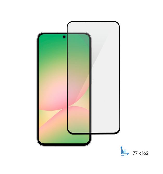 2E Защитное стекло для Samsung Galaxy A56 5G (A566), 2.5D FCFG, (1 Pack), черная рамка