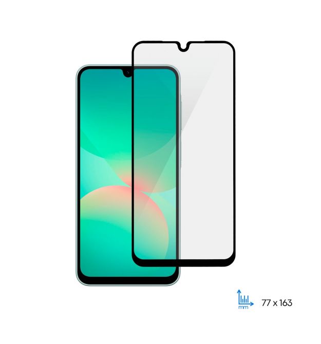 2E Защитное стекло для Samsung Galaxy A26 5G (A266) , 2.5D FCFG, (1 Pack), черная рамка