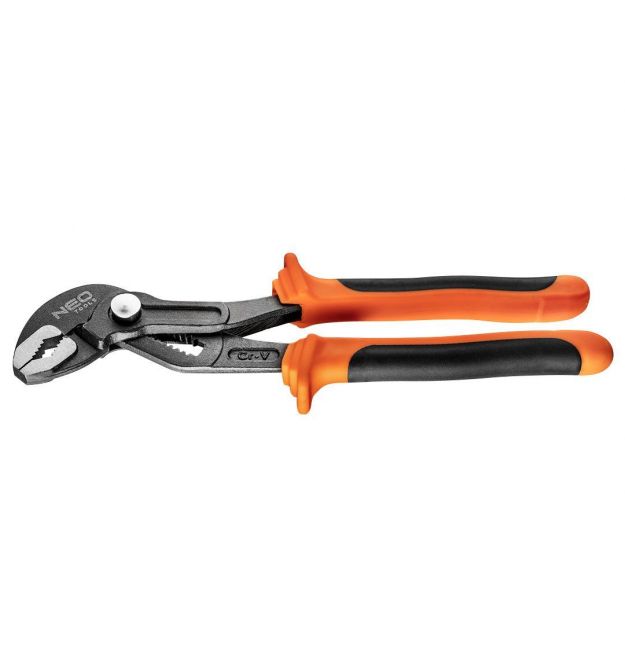 Neo Tools Клещи переставные, 45°, рабочий диапазон 0-31мм, 240мм