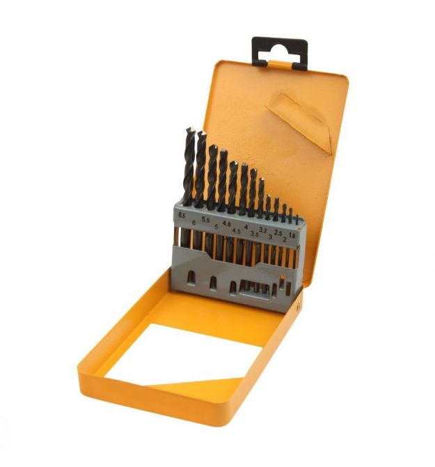 Tolsen Набор сверл по металлу HSS, 13шт, 1.5-6.5мм, кейс