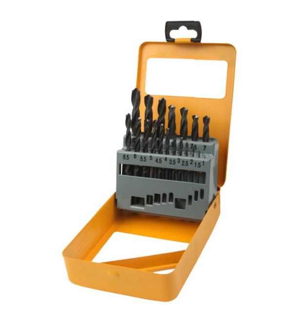 Tolsen Набор сверл по металлу HSS, 19шт, 1-10мм, кейс