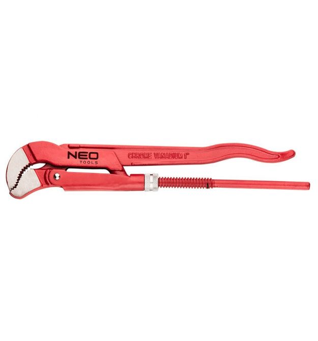 Neo Tools Ключ трубный, 45°, рабочий диапазон 0-26мм, 330мм