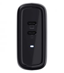 Trust Зарядное устройство сетевое Maxo 65Вт, 2xUSB-C PD, чорный