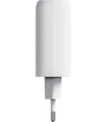 Trust Зарядное устройство сетевое Maxo 65Вт, 2xUSB-C PD, белый