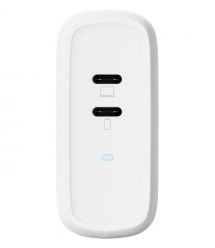 Trust Зарядное устройство сетевое Maxo 65Вт, 2xUSB-C PD, белый