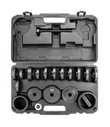 Neo Tools Набор инструментов для установки и снятия подшипников и втулок, 22шт, 50-55-60-64-67-70-72-74-75-78-82-84-88мм, 8.96кг