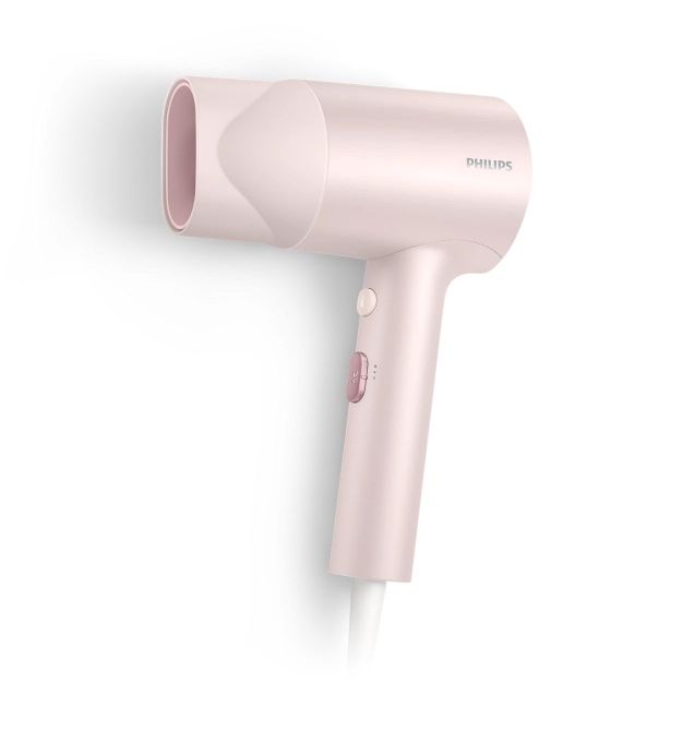 Philips Фен 3000 Series, 1600Вт, режимов-2, ионизация, розовый