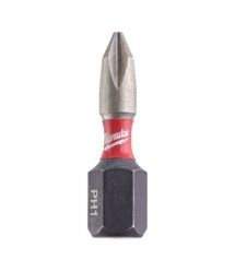 Milwaukee Биты Shockwave, набор 2шт, PH1х25мм