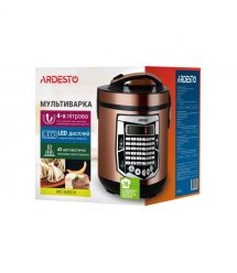 ARDESTO Мультиварка, 860Вт, чаша-4л, электронное управл., пластик, шампань
