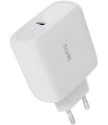 Trust Зарядное устройство сетевое Maxo 65Вт, USB-C PD, білий