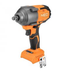 Neo Tools Гайковерт ударный Energy+ 18В бесщеточный 2400об·мин 850Нм 1/2" 3 скорости 1.8кг без АКБ и ЗП