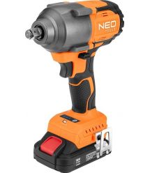 Neo Tools Гайковерт ударный Energy+ 18В бесщеточный 2400об·мин 850Нм 1/2" 3 скорости 1.8кг без АКБ и ЗП