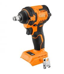 Neo Tools Гайковерт ударный Energy+ 18В бесщеточный 2500об·мин 350Нм 1/2" 3 скорости 1.1кг без АКБ и ЗП
