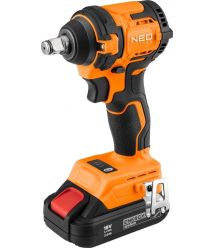 Neo Tools Гайковерт ударный Energy+ 18В бесщеточный 2500об·мин 350Нм 1/2" 3 скорости 1.1кг без АКБ и ЗП