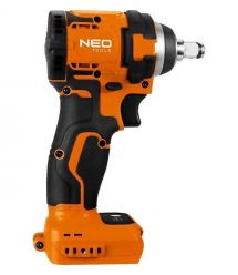 Neo Tools Гайковерт ударный Energy+ 18В бесщеточный 2500об·мин 350Нм 1/2" 3 скорости 1.1кг без АКБ и ЗП