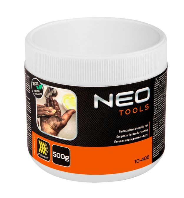 Neo Tools Гель-паста для мытья рук, 500г, абразивная, нейтральный рН, желтый цвет