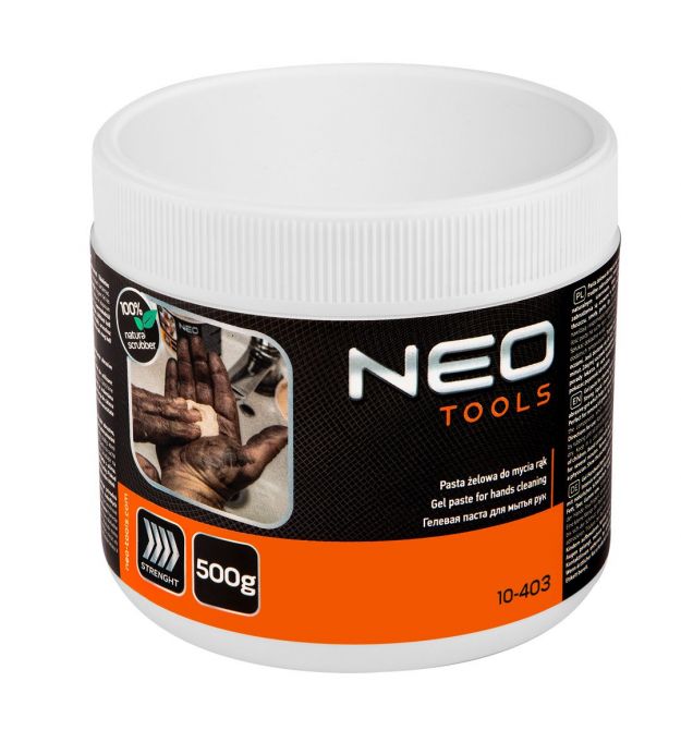 Neo Tools Гель-паста для мытья рук, 500г, абразивная, нейтральный рН, кремовый цвет