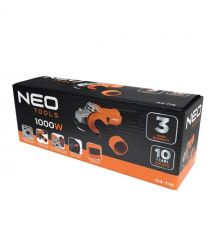 Neo Tools Шлифмашина угловая Neo Tools 125мм 1000Вт 12000об·мин 2.0кг