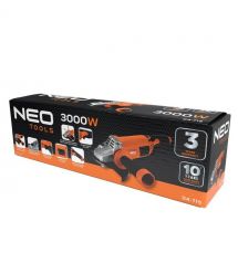 Neo Tools Шлифмашина угловая 230мм 3000Вт 6600об·мин 5.6кг