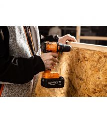 Neo Tools Шуруповерт-дрель аккумуляторная Energy+ 18В безщеточная 95Нм 0-320·0-1700об·мин 1.2кг без АКБ и ЗП