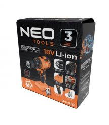Neo Tools Шуруповерт-дрель аккумуляторная Energy+ 18В безщеточная 95Нм 0-320·0-1700об·мин 1.2кг без АКБ и ЗП