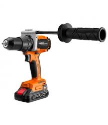 Neo Tools Шуруповерт-дрель аккумуляторная Energy+ 18В безщеточная 100Нм 0-480·0-1900об·мин 1.56кг без АКБ и ЗП