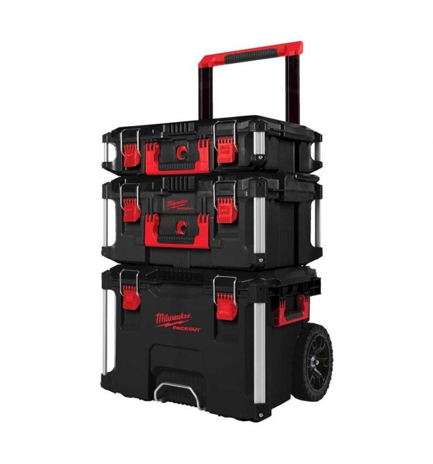 Milwaukee Модульная система для инструмента Packout, на колесиках, 3 ящика модуля, 47х56х100см