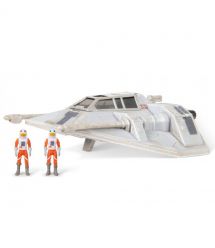 Star Wars Игровая коллекционная фигурка Medium Vehicle Транспорт и фигурка Snowspeeder (Luke Skywalker) 12.5см