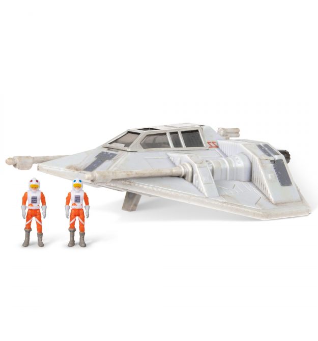 Star Wars Игровая коллекционная фигурка Medium Vehicle Транспорт и фигурка Snowspeeder (Luke Skywalker) 12.5см