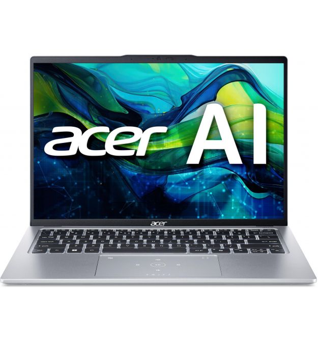 Acer Ноутбук Swift Go 14 SFG14-73 14" 2.8K OLED, Intel U7-155H, 32GB, F1TB, UMA, Win11, серебристый