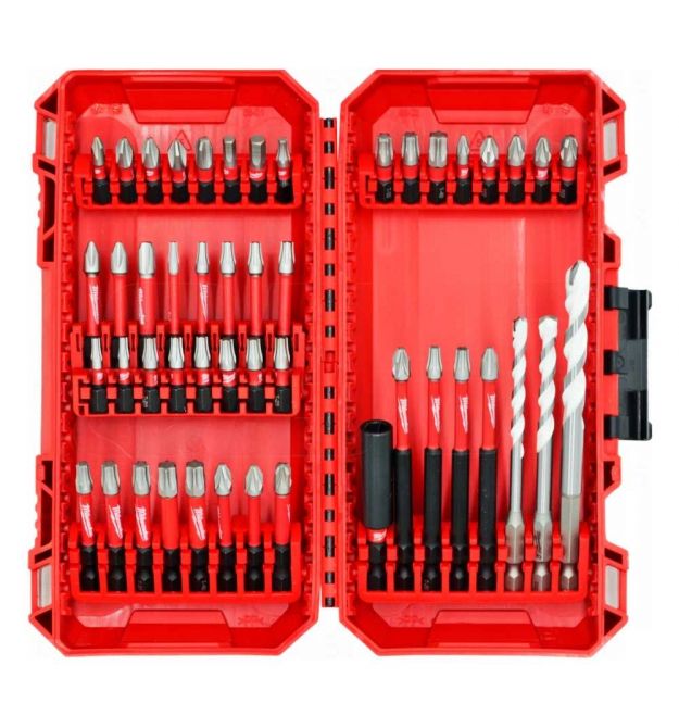 Milwaukee Набор бит и сверл Shockwave, 48шт, сталь, кейс