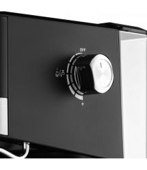 ARDESTO Кофеварка рожковая Steel Collection 1.5л, молотый, ручной капучинатор, сенсорное управление, черно-серебристый