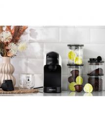 ARDESTO Кофеварка капсульная, 0.8л, капсулы Nespresso, Nescafe Dolce Gusto, молотый кофе, сенсорное управление, белый