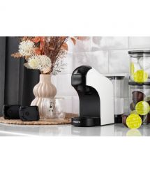 ARDESTO Кофеварка капсульная, 0.8л, капсулы Nespresso, Nescafe Dolce Gusto, молотый кофе, сенсорное управление, белый