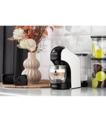 ARDESTO Кофеварка капсульная, 0.8л, капсулы Nespresso, Nescafe Dolce Gusto, молотый кофе, сенсорное управление, белый