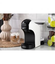ARDESTO Кофеварка капсульная, 0.8л, капсулы Nespresso, Nescafe Dolce Gusto, молотый кофе, сенсорное управление, белый