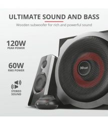 Trust Акустическая система (Колонки) 2.1 GXT 38 Tytan Ultimate Bass Speaker Set BLACK