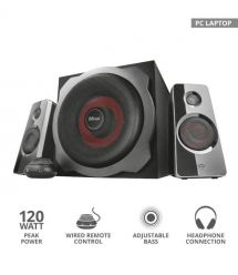 Trust Акустическая система (Колонки) 2.1 GXT 38 Tytan Ultimate Bass Speaker Set BLACK
