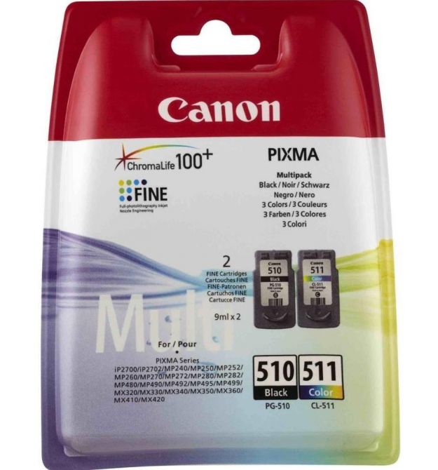 Canon Комплект No.510: Картридж Canon PG-510Bk/CL-511 кол. Multi Pack