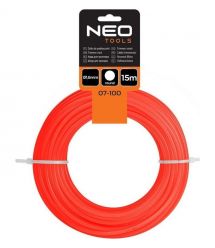 Neo Tools Леска косильная 1.6мм 15м