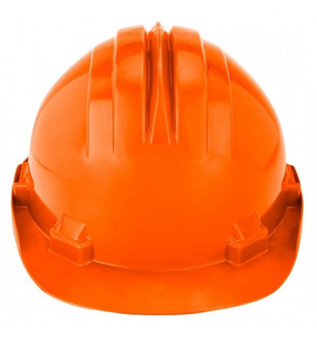 Neo Tools Каска защитная, пластик полипропилен HDPE, пряжка для регулировки, оранжевый
