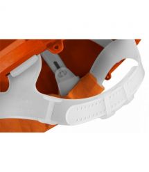 Neo Tools Каска защитная, пластик полипропилен HDPE, пряжка для регулировки, оранжевый