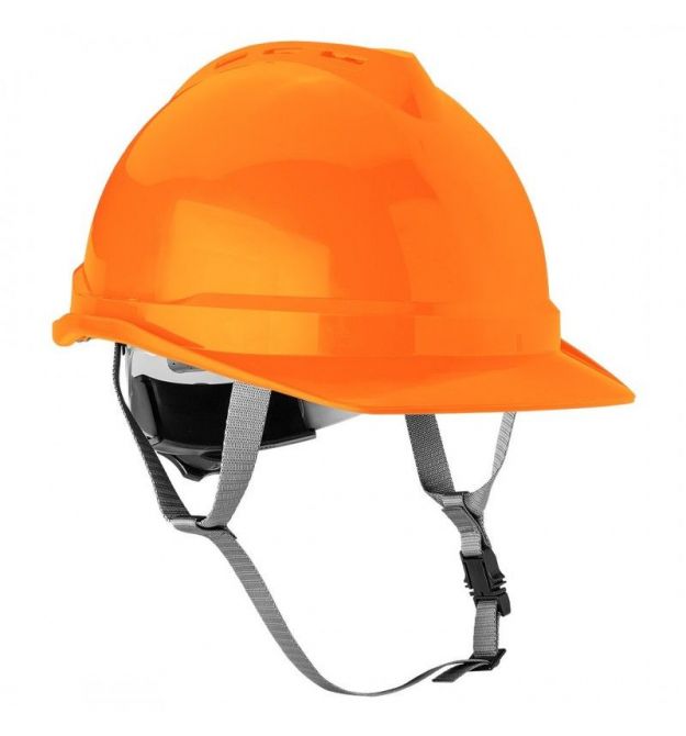 Neo Tools Каска защитная, пластик ABS, пряжка для регулировки, оранжевый