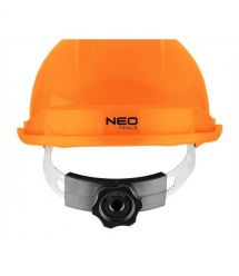 Neo Tools Каска защитная, пластик ABS, пряжка для регулировки, оранжевый