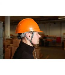 Neo Tools Каска защитная, пластик ABS, пряжка для регулировки, оранжевый