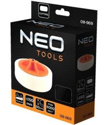Neo Tools Диск полировальный, губка абразивная, M14, 150x50мм