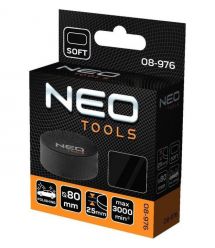 Neo Tools Диск полировальный, губка мягкая, на липучке, 80x25мм
